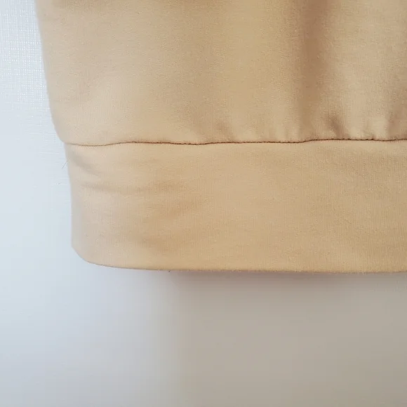 PRINCESS POLLY OVERSIZE SHIRT PULLOVER  CREW NECK LONG SLEEVES CREAM WOMENS (2) - Picture 4 of 16